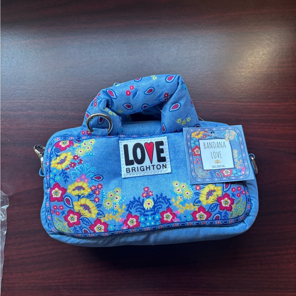 Brighton Blue and Yellow Floral Mini Bag